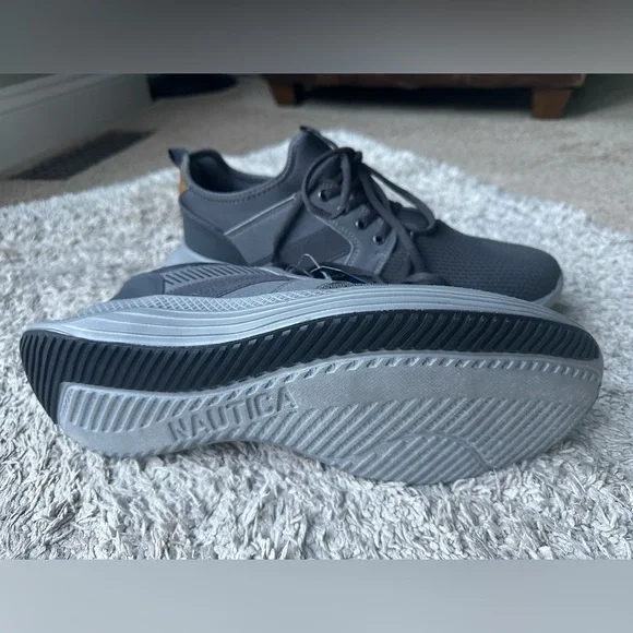 NAUTICA | NWT Men's Dark Gray Sneakers Size 12 - Picture 3 of 5